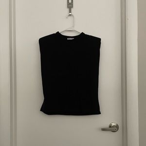 Reformation Belfort Top, Black, S